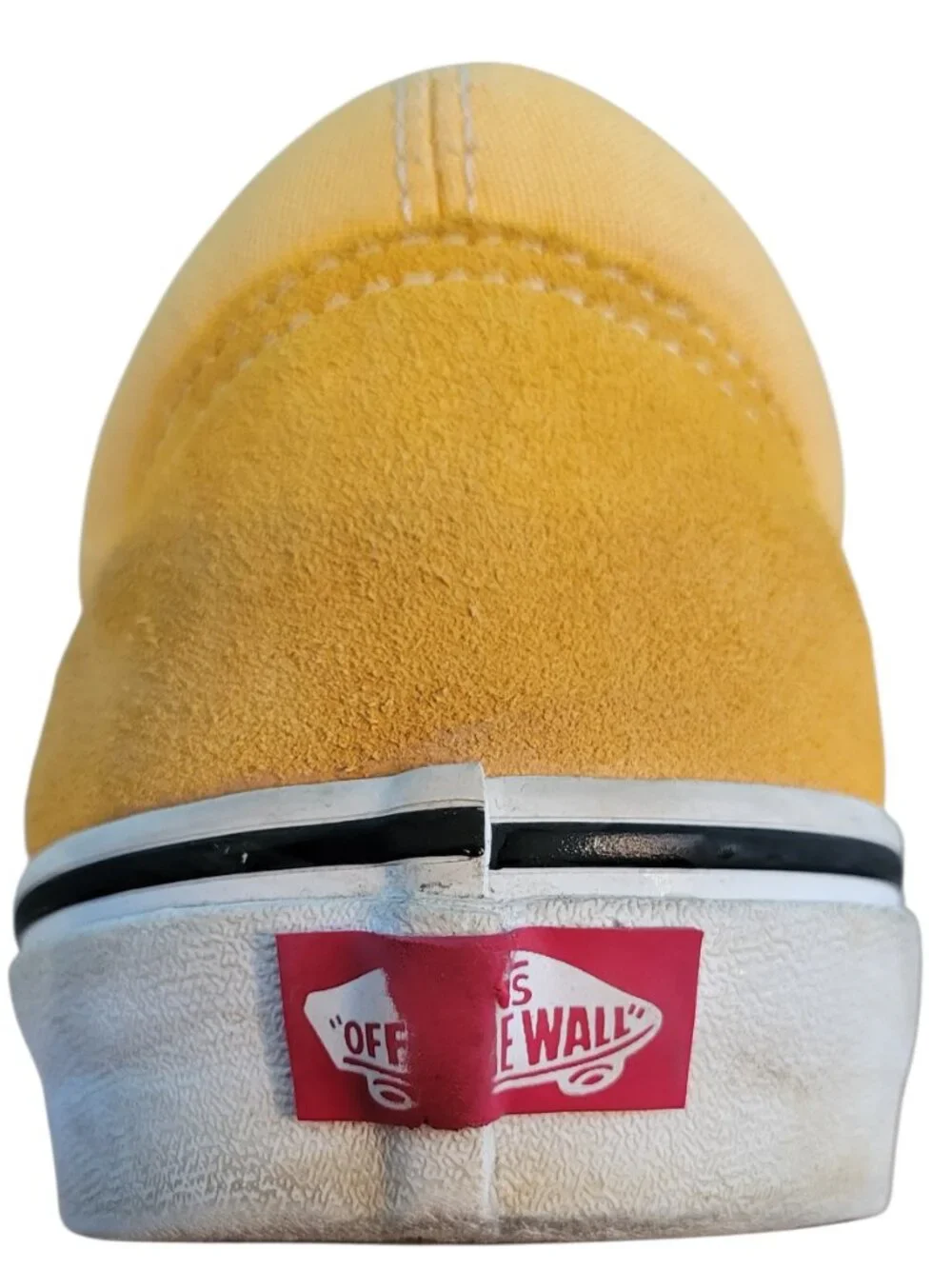 Vans Old Skool Yellow White Suede Canvas Lace Up Sneakers Men's Size 12